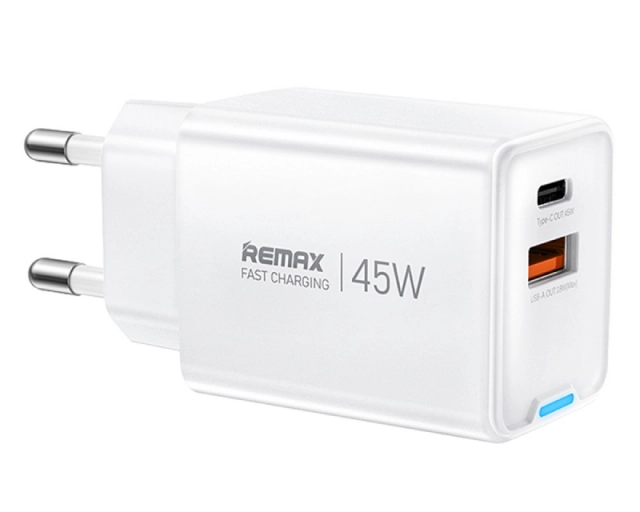 REMAX Strujni Fast punjac GAN A+ C 45W beli 