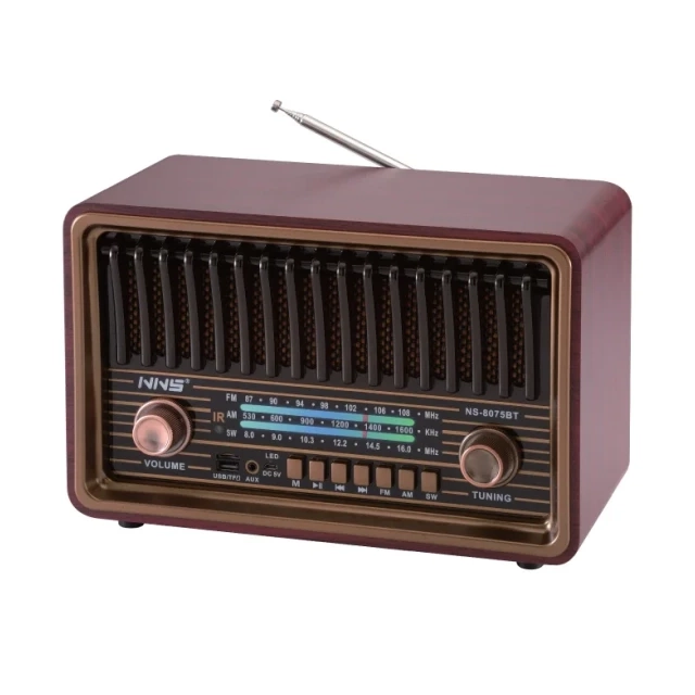 Retro RGB Bluetooth Radio 8075BT/B