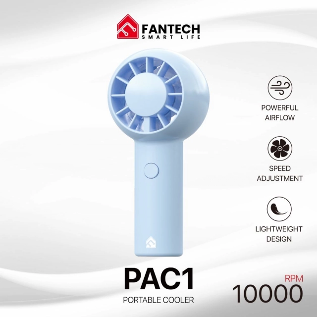 Rucni ventilator Fantech PAC1 plavi