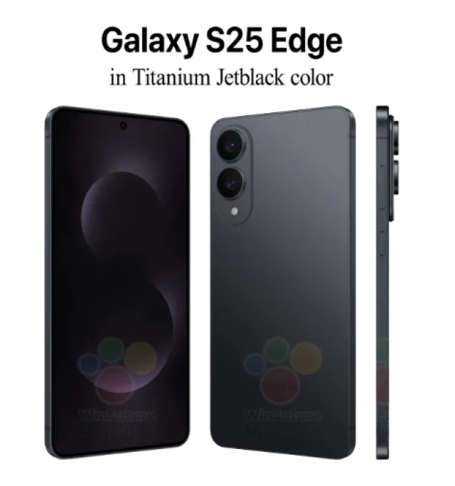 Samsung Galaxy S25 Edge S937 5G Dual Sim 12GB RAM 256GB - Titanium Jetblack