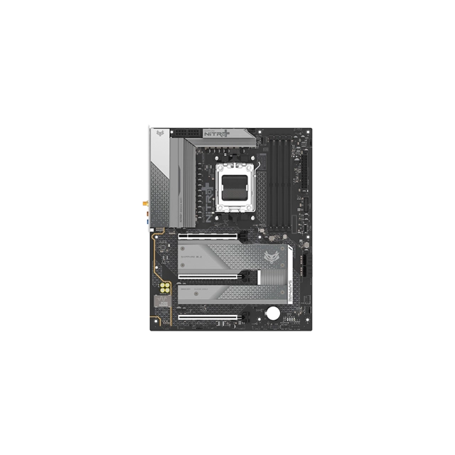 SAPPHIRE AMD B850 AM5 NITRO+ Ryzen R9/R7/R5, 4x DDR5 8000MHz, PCIE 5, 1x M.2 Gen5, 2x M.2 Gen4, LAN 2.5 Gbps, WIFI7, USB, ATX