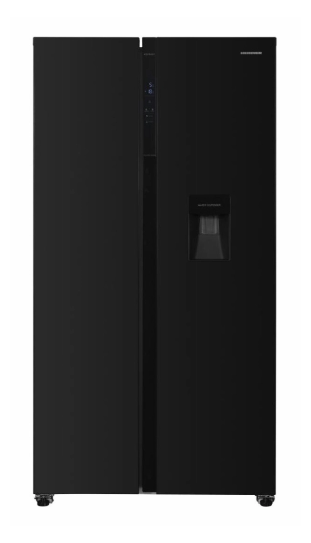 SBS frižider HEINNER  HSBS-H439NFBKWDE++ 439l/NoFrost/dispanzer/inverter/crni