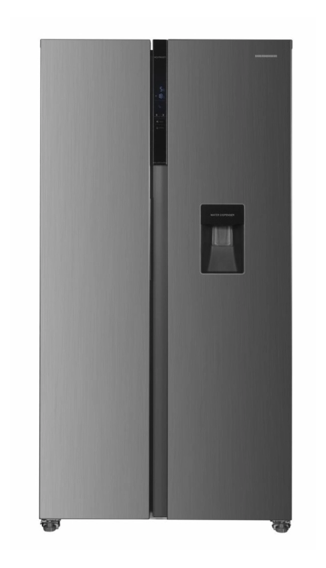 SBS frižider HEINNER  HSBS-H439NFXWDE++ 439l/NoFrost/dispanzer/inverter/Inox