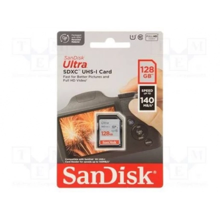 SDXC Ultra SanDisk 128GB Ultra, SDSDUNB-128G-GN6IN