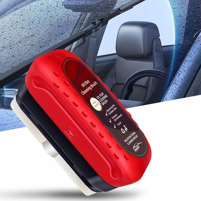 Set za ciscenje auto stakala JWD crveni