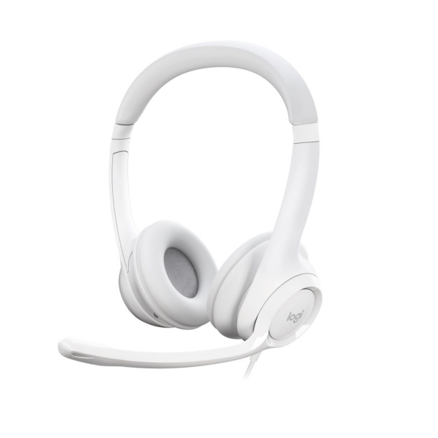 Sl. Sa mikrofonom Logitech H390 ClearChat Comfort USB Headset White