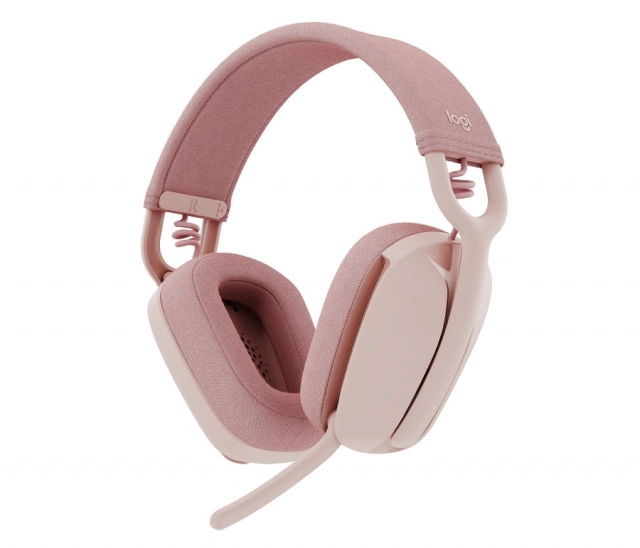 Sl. Sa mikrofonom Logitech Zone Vibe 100 Wireless Headset Rose