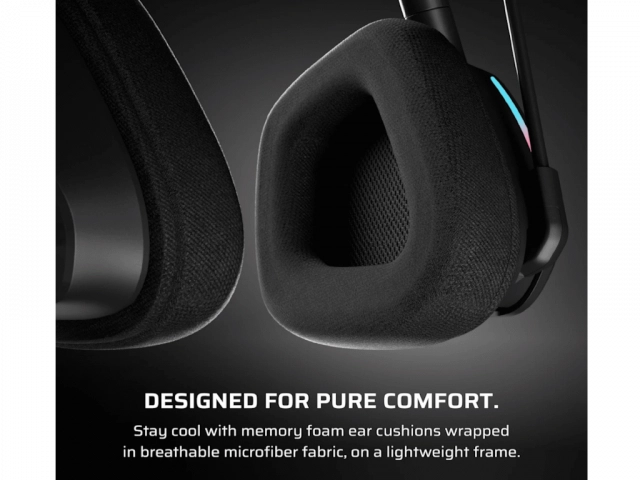 Slušalice CORSAIR VOID BEŽICNE/CA-9011379-WW/GAMING/verzija 2/crna