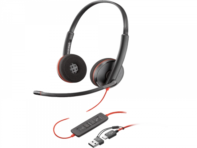 HP PSG Slušalice HP Poly BW 3220 Stereo USB-C HS +USB-C/A/crna