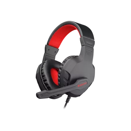 Slušalice sa mikrofonom Defender Cujo crno crvene