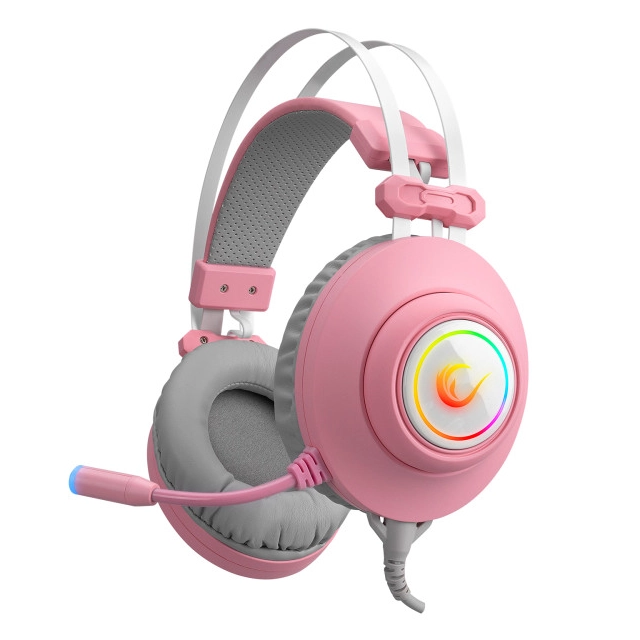 Slušalice sa mikrofonom Rampage RM-K1 PULSAR 7.1 USB + 3.5mm roze