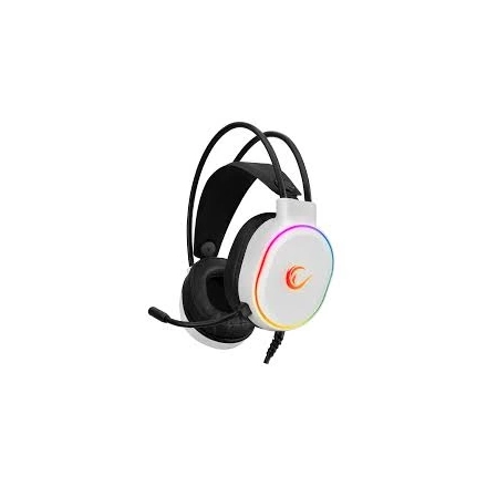Slušalice žične gaming Rampage ROGUE RGB bele 36120
