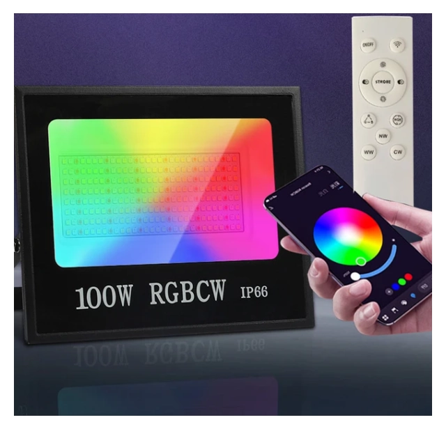 MVAVA SMART LED REFLEKTOR 100W 10000lm 4000K CRNI