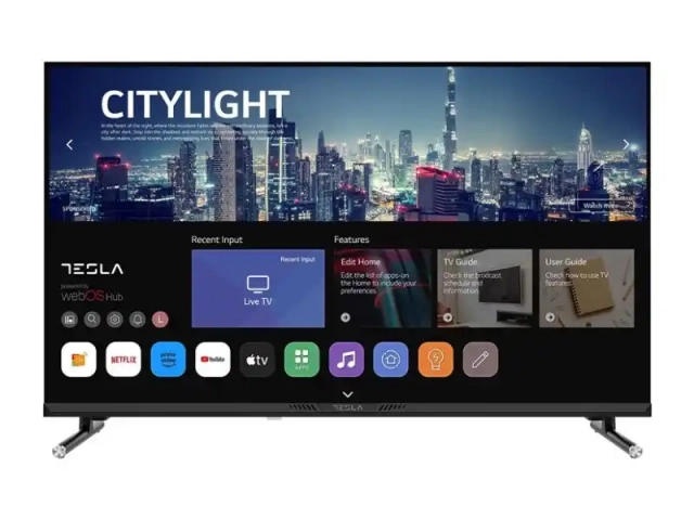 SMART LED TV 43 Tesla 43E645BUW 3840x2160/UHD/4K/DVB-T2/S2/C/Frameless/WebOS