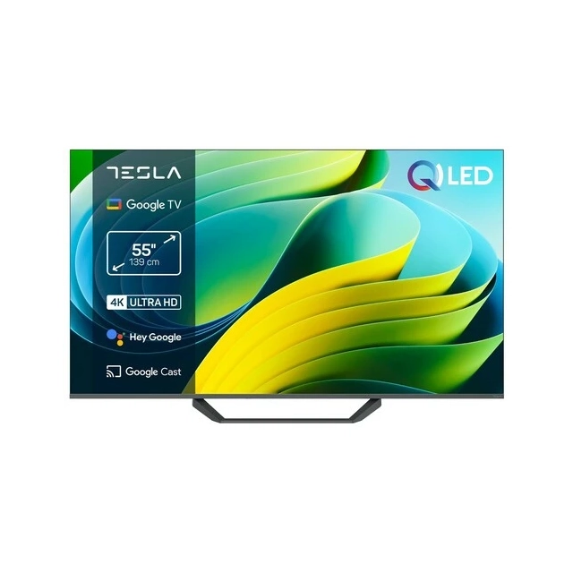 SMART QLED TV 55 Tesla Q55E655GUS 3840x2160/UHD/4K/DVB-T/T2/C/S/S2/GoogleTV