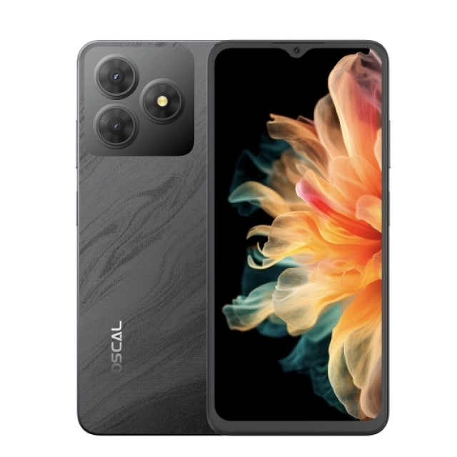 Smart telefon Oscal FLAT 2,  6.65" OC/6GB/256GB/13MP/5000mAh PBlack