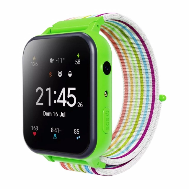 "Smart watch CANYON Alfie KW-37, Kids, 1.69"", GPS, nano SIM, 32+32MB, GSM, 400mAh, zeleni"