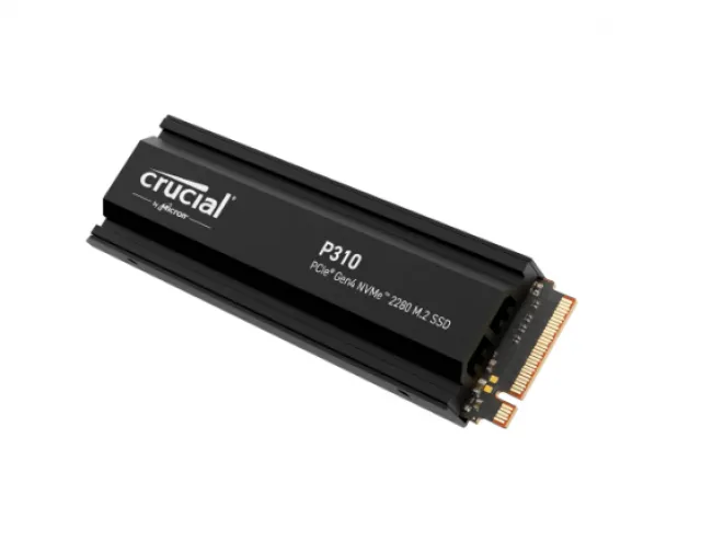 Crucial P310 2TB PCIe Gen4 2280 NVMe M.2 SSD with heatsink