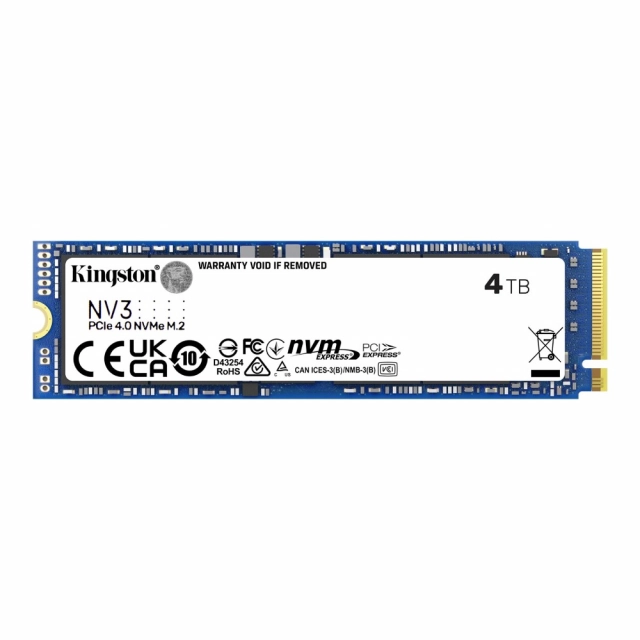 SSD Kingston 4TB M.2 NVMe PCIe 4.0 SNV3S/4000G NV3 Series