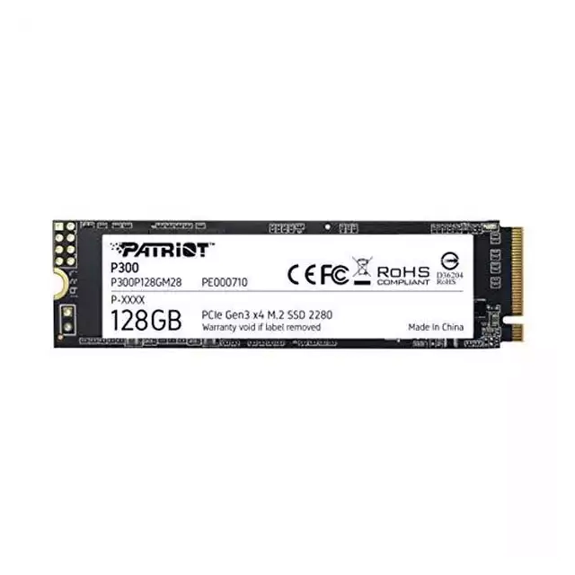 SSD M.2 NVMe 128GB Patriot P300 1600MBs/600MBs P300P128GM28