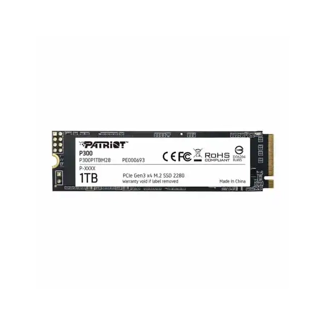 SSD M.2 NVMe 1TB Patriot P300 2100MBs/1650MBs P300P1TBM28