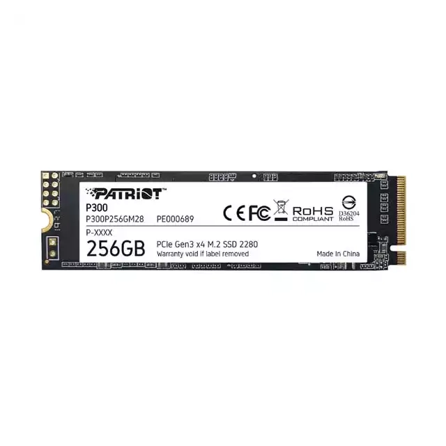 SSD M.2 NVMe 256GB Patriot P300 1700MBs/1100MBs P300P256GM28