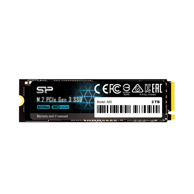 SSD M.2 NVMe Silicon Power 1TB A60 Gen.3, SP001TBP34A60M28