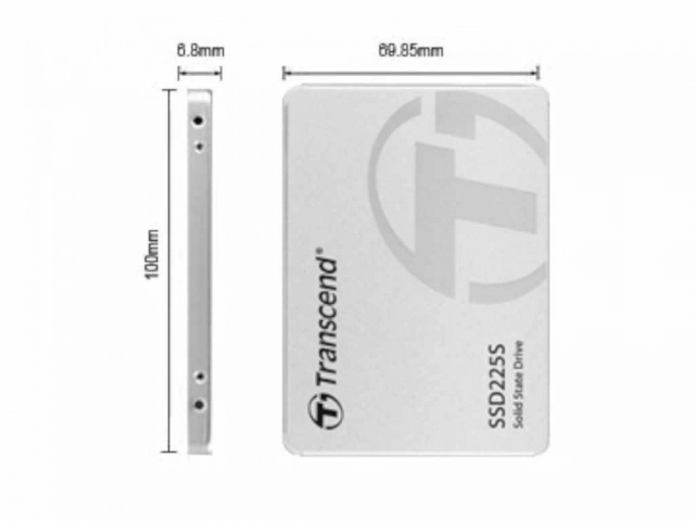 SSD TRANSCEND TS250GSSD225S 250GB/interni/2.5"/SATA 3/crna