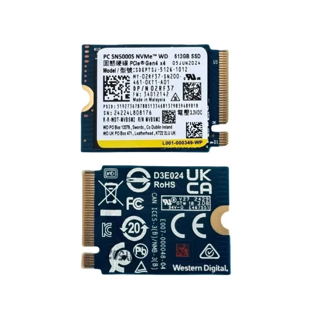 SSD Western Digital 512GB M.2 PC SN5000S NVMe Bulk 2280