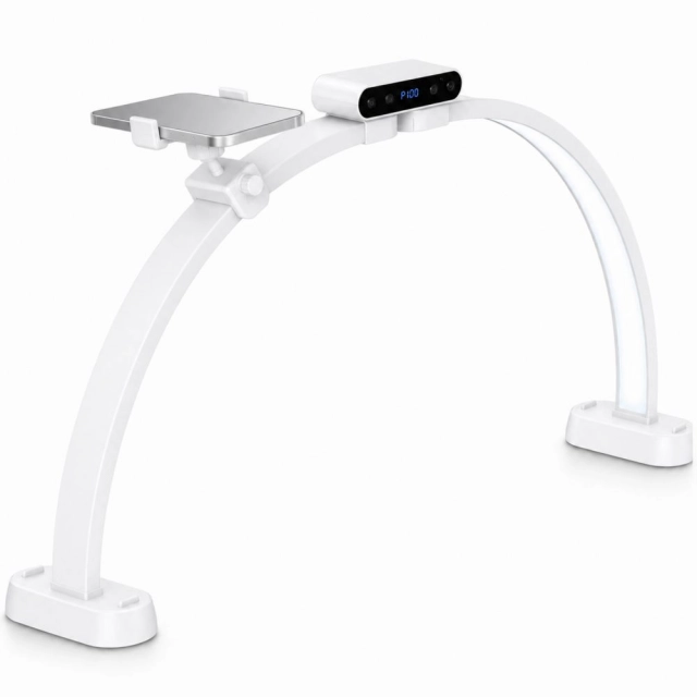Stona LED lampa F-800E bela