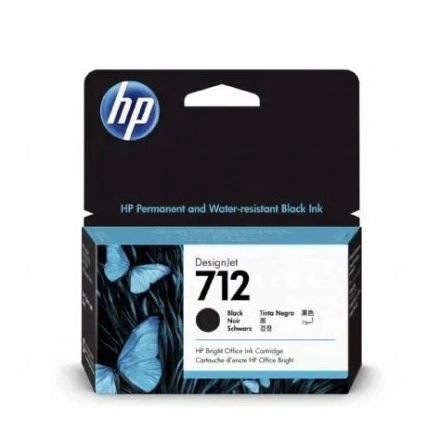 SUP INK HP 3ED70A HP 712 Black 38ml