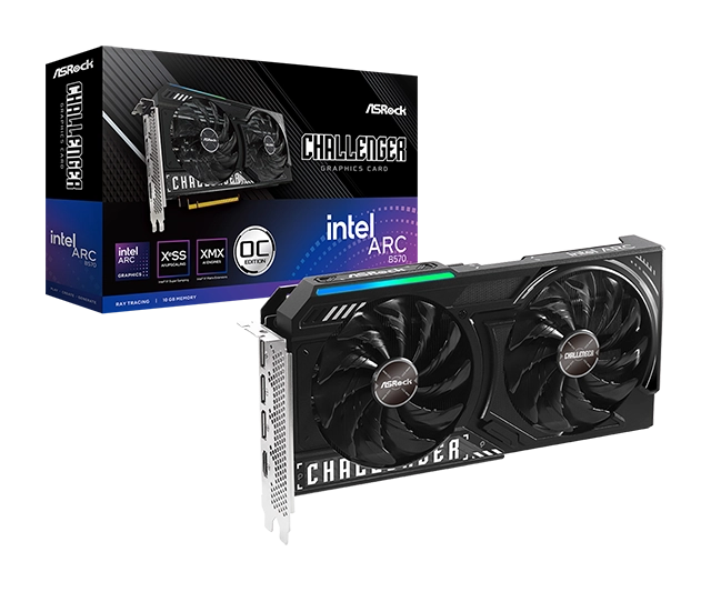 SVGA Asrock Intel Arc B570 Challenger 10GB OC, B570 CL 10GO