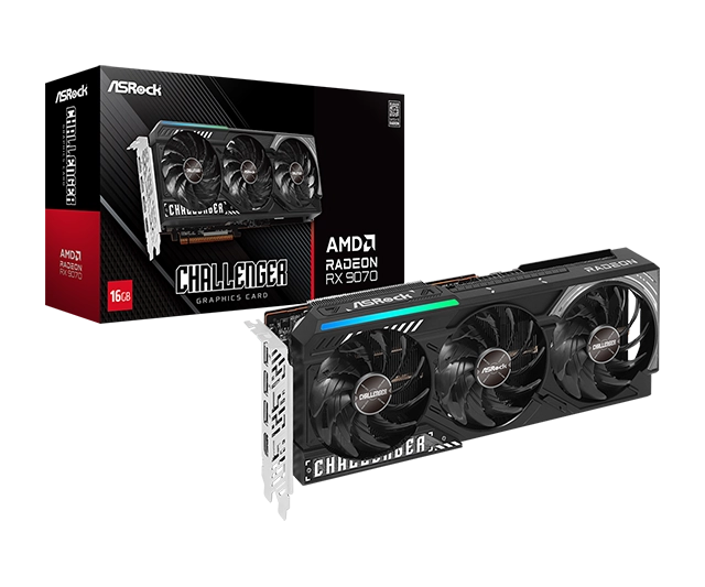 SVGA Asrock Radeon RX 9070 Challenger 16GB, RX9070 CL 16G