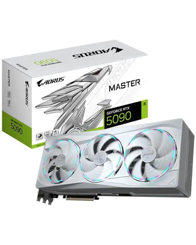 SVGA PCIE GIGABYTE AORUS GeForce RTX5090 MASTER ICE 32GB GV-N5090AORUSM ICE-32G