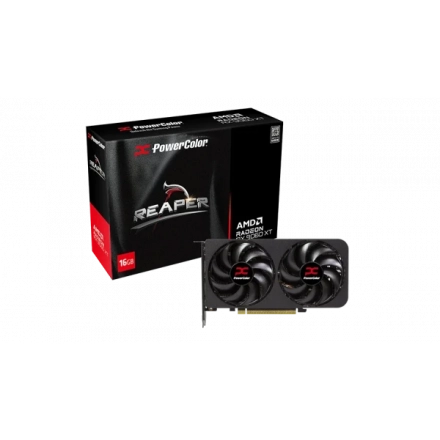 SVGA PCIE POWERCOLOR REAPER RX9060XT 16G-A AMD/16GB/GDDR6/128bit/Crna