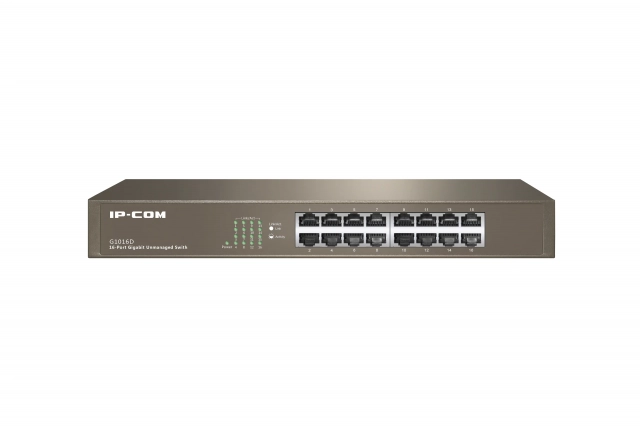 Svič 10/100/1000 16-port IP-COM G1016D Rack mount/ Metalno kućište