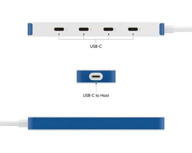 TARGUS HyperDrive Flex 4 Port USB-C Hub plavi (HD5201BUGL) 