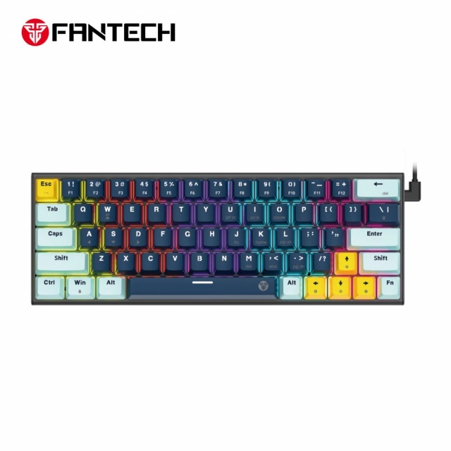 Tastatura Mehanicka Gaming Fantech MK874V2 RGB Atom 63 Mizu Navy (rosie switch)