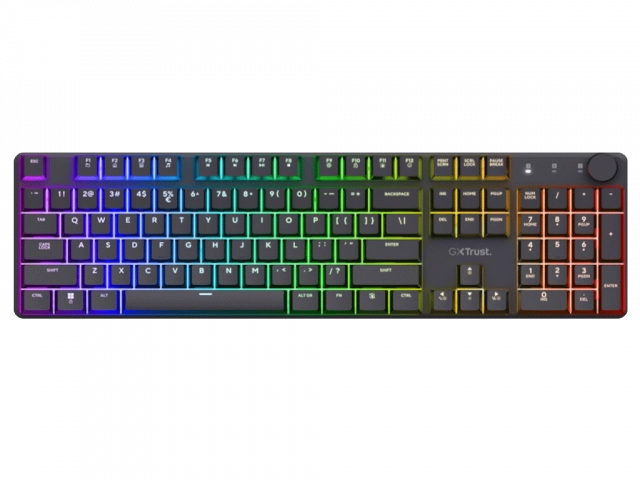 Tastatura TRUST GXT868 TORIX WRLS Mehanicka/US/crna