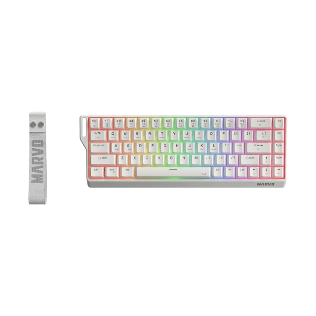 Tastatura USB Marvo Saber KG965W WH