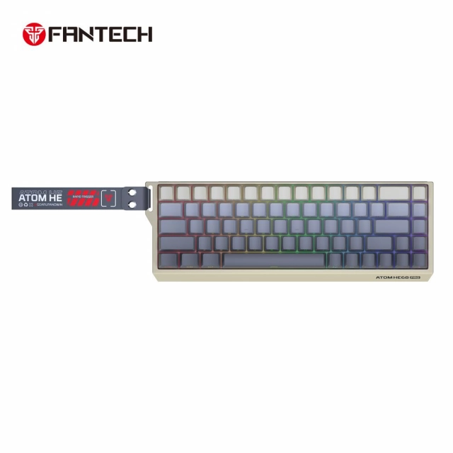 Tastatura Wired Magnetic Gaming Fantech MK922 Atom HE68 Pro Retro bez (emerald switch)