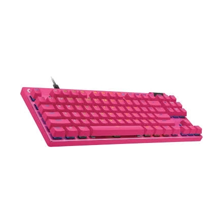 Tastatura žična gaming Logitech PRO X TKL RAPID roze 920-013253