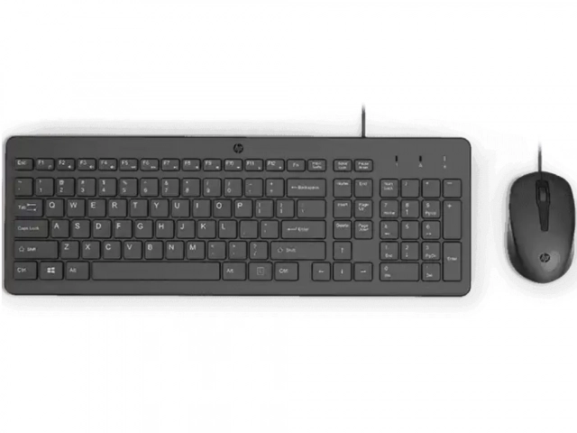 HP PSG Tastatura+miš HP 150 žicni set/US/240J7AA/crna