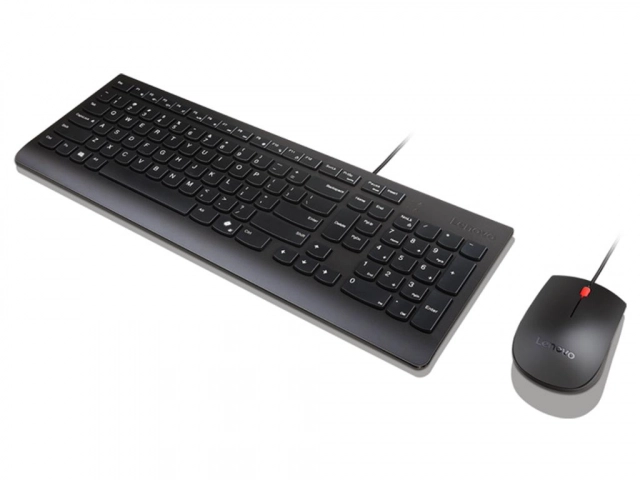 Tastatura+miš LENOVO Essential žicni set/SRB/Cirilica/crna