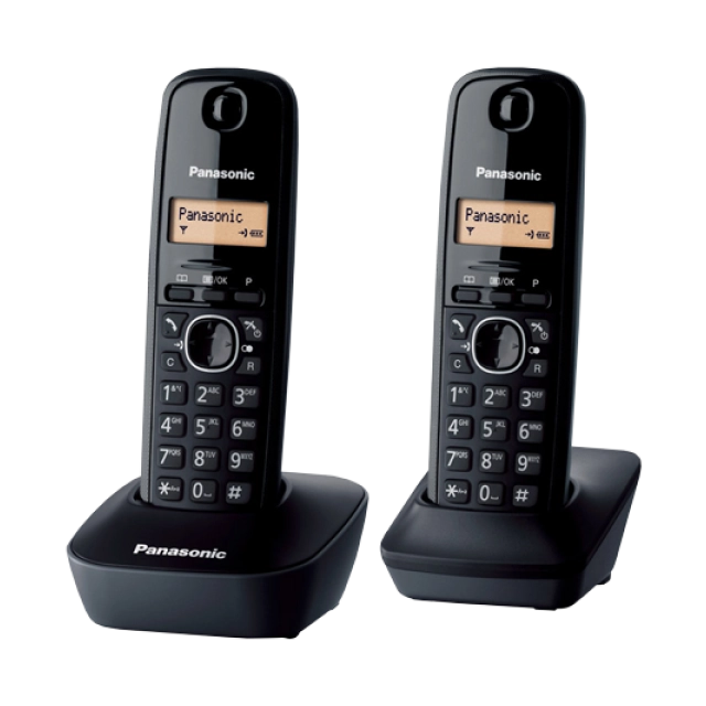 Telefoni Fiksni bezicni PANASONIC KX-TG1612FXH - 2 Slusalice