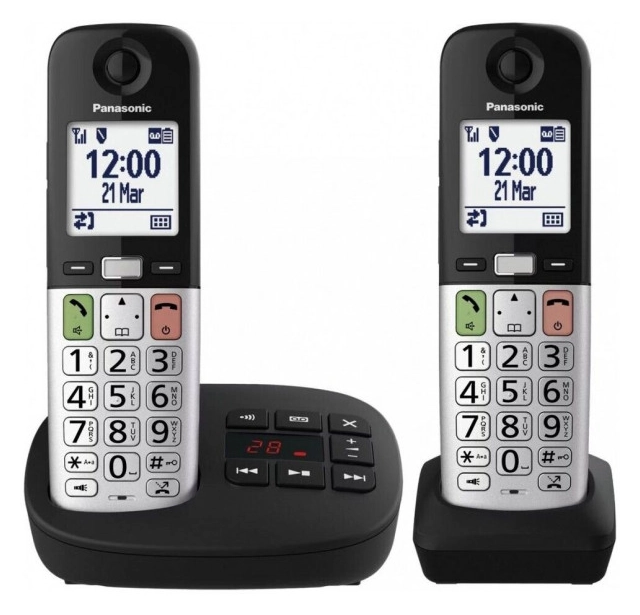 Telefoni Fiksni bezicni PANASONIC KX-TGU432EXB - 2 Slusalice