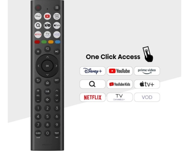 Televizor Hisense H32A4Q Smart, LED, HD Ready, 32"(81cm), DVB-T/T2/C/S/S2