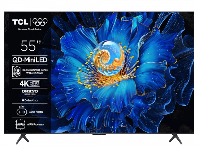 Televizor TCL 55C6KS/MiniLED-QLED/55"/4K UHD/60Hz/Google TV/crna