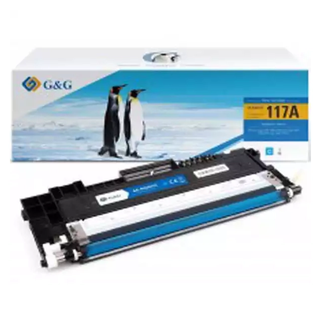 Toner G&G HP 117A W2071A (150A/NW,178NW, 179FNW) cyan sa čipom