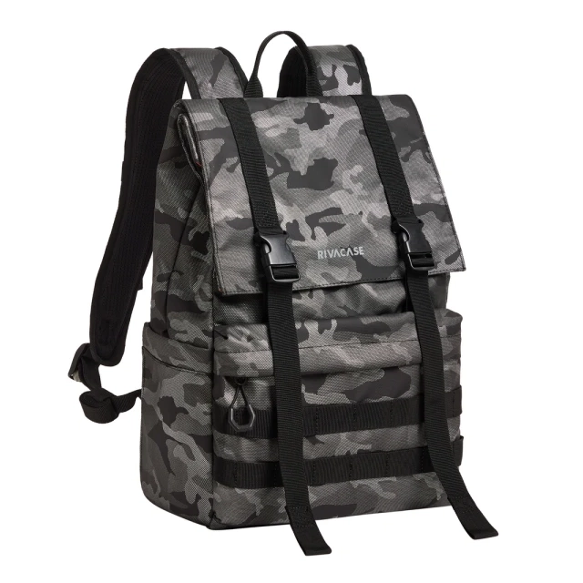 Torba za Laptop 15.6  Rivacase Sherwood Roltop 7621/siva camo